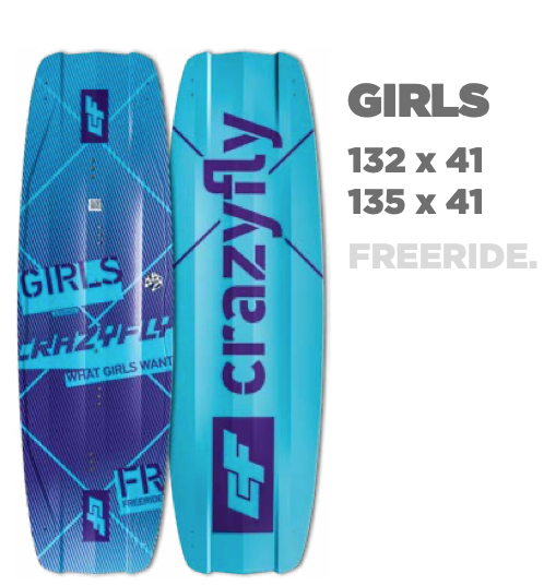 Crazyfly Girls 135x41  inkl bindningar (Ny)